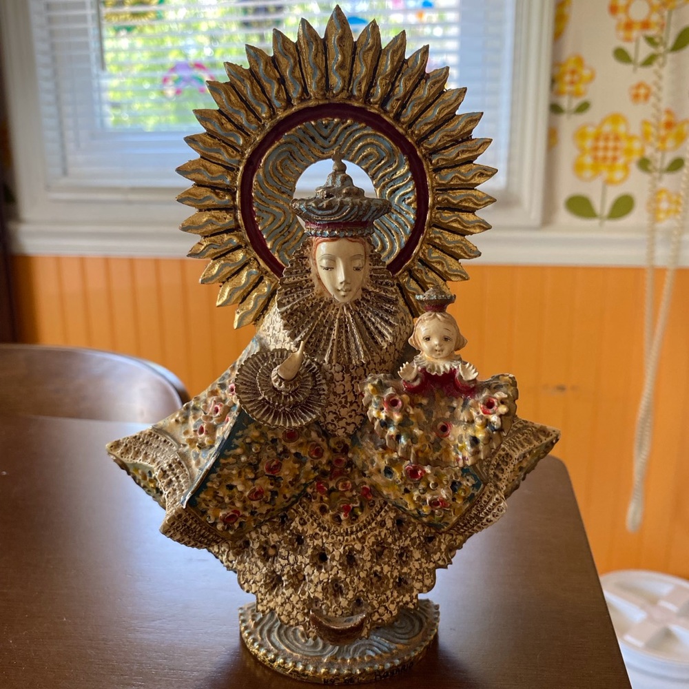 Antique Handcarved Santos Cortez